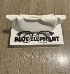 BLUE ELEPHANT ブラウンフレーム メガネ