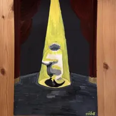 アクリル画【カーテンコール】