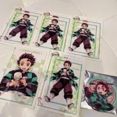 鬼滅の刃　ポップアップショップ～絆の軌跡～　ランダムカード　缶バッチ　竈門炭治郎
