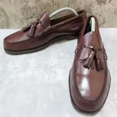 【美品】G.H.BASS タッセルローファー フリンジ レザー 本革 27.0