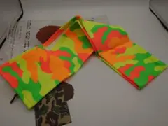 A BATHING APE ネオンカモフラージュマフラー