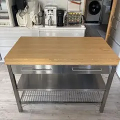 IKEA UDDEN 作業台　(4月20日頃までの出品) IKEA ステンレスワゴン UDDEN 作業台 (廃盤) - メルカリ