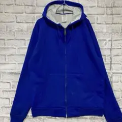 ジャージ　トラックジャケット　USA製　ブルーL 820