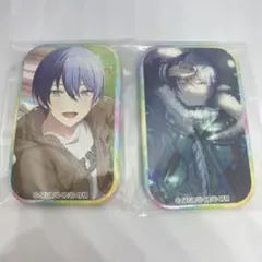 プロセカ　プロジェクトセカイ　ビビバス青柳冬弥　缶バッジスクエア缶バッジ　ミライ
