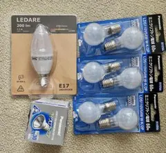 電球まとめ売り　Panasonic 、IKEA 5個セット