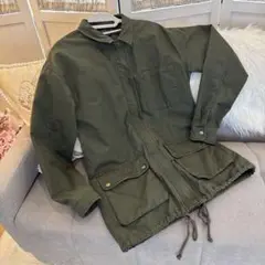 FOREVER21 オリーブグリーン ミリタリージャケット♡古着