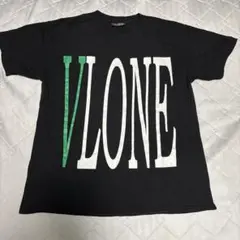 VLONE ブラック Tシャツラッパー着用ブランドストリート