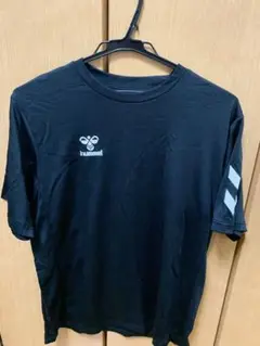 hummel ヒュンメル 黒 ハンドボールシャツ Lサイズ
