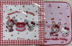 【ノベルティ付き】メゾピアノ キティ SWEET BOXハンドタオル　2点セット
