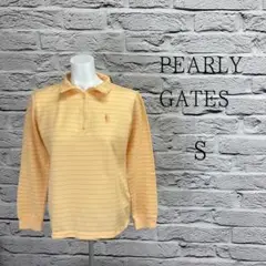 ☆161☆ PEARLY GATES パーリーゲイツ 長袖ポロシャツ オレンジ