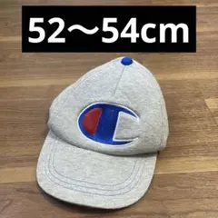Champion グレー キャップ 52-54cm 帽子　キッズ　子供用