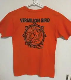 ★レスキュースクワッド★Tシャツ朱雀★ メンズ／Lサイズ／オレンジ★中古美品★