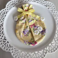 まぁるい巾着袋