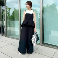 新品タグ付き　アベイル（yurina×RagOut）ペプラムサロペット　グレー