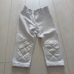 子供用ホワイト練習着 キルティングパッチ付き　130