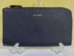 極美品 PELLE BORSA ラウンドファスナー　未使用　ブラック