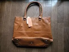 Genuine leather（ジェニュイン・レザー）牛革 トートバッグ