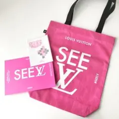 ♡新品/希少♡ ヴィトン ルイヴィトン展 限定配布トート エコバッグ ピンク