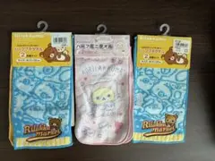 新品　ハーフハンカチ　プチタオル　6枚セット　リラックマ　子供ハンカチ