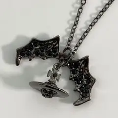 Vivienne Westwood✨バットオーブネックレス　ガンメタ
