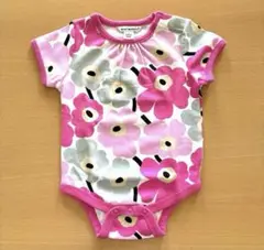 水通しのみmarimekko ウニッコ ロンパース 68/6Month