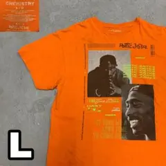 4WD390 poetic Justice 2Pac ラップt オレンジ