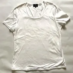 ランバン　ホワイト クルーネック Tシャツ