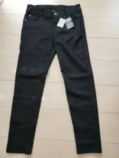 タグ付き未使用　パンツ　黒　無地