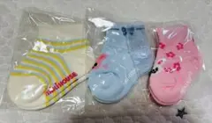 ミキハウス ベビー靴下 3足セット11cm-13cm