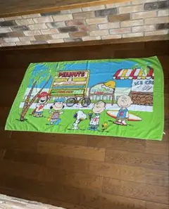 スヌーピー　Snoopy ヴィンテージ　ビーチタオル　バスタオル
