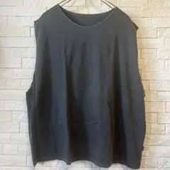 カットオフ tシャツ　L ノースリーブtシャツ　リバーシブル
