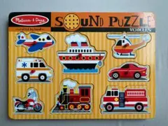 Melissa & Doug　サウンドパズル　のりもの