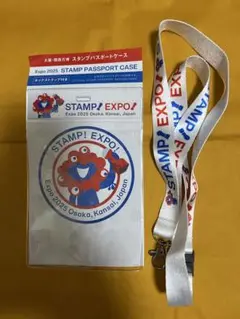 美品　大阪関西万博スタンプパスポートケース