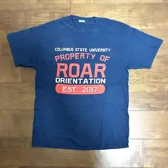 古着USA プリントTシャツ フロントデザイン 半袖シャツ メンズ L