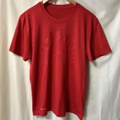 NIKE 赤 Tシャツ DRI-FIT バスケットボール 部活 練習着 S