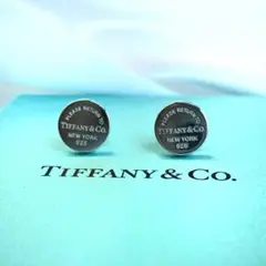希少Tiffany リターントゥティファニー サークル スタッドピアス シルバー