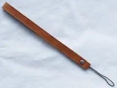 ストラップ ブラウン 合皮レザー【新品・未使用】