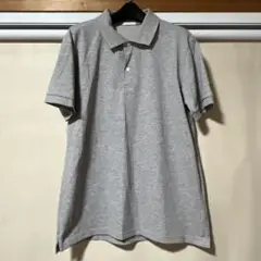 GU グレー ポロシャツ Lサイズ