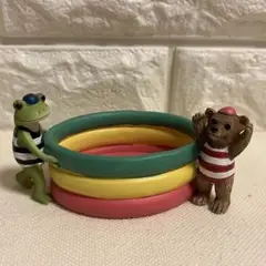 【コポーカエル】わーい❣️プールだ♪