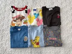 キッズキャラクターTシャツ6枚