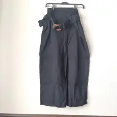太ベルト付き ワイドパンツ ストレートパンツ ゆるダボA349
