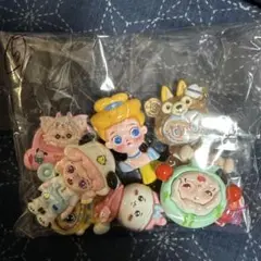 カラフルキャラクターアクセサリーセット 10個