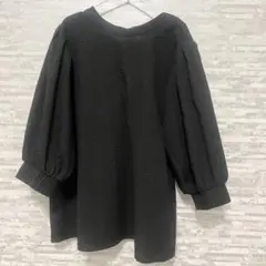 Honeys バックリボンブラウス Sサイズ ブラック