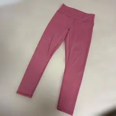 ピンク ハイウエスト ヨガパンツ レギンス