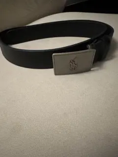 Polo ralph lauren 黒レザーベルト ポロラルフローレン