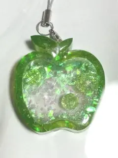 青りんごキーホルダー
