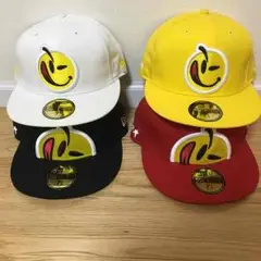 NEWERA×YUMS ニューエラ×ヤムズ マルチカラーキャップ Amazon.co.jp: ニューエラ×YUMS マルチカラー 綿100％ キャップ