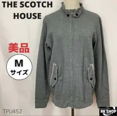 THE SCOTCH HOUSE ジャケット 羽織 ジップアップ M グレー