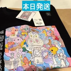 ユニクロ　ポップマート　ラブブ　Tシャツ　L ブラック