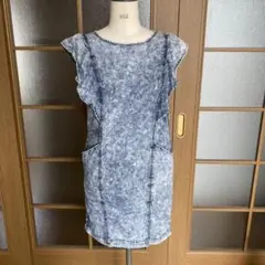 ケミカルデニムワンピース
